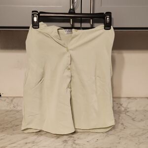 Jon & Anna Women's Cream Buttoned Top